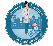 Mommy Dentists in Business Logo